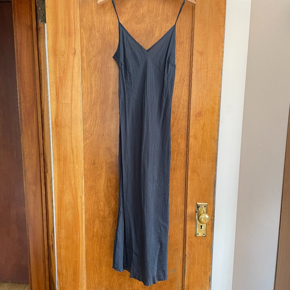 Organic John Patrick Long Bias Slip Dress - Picture 2 of 5